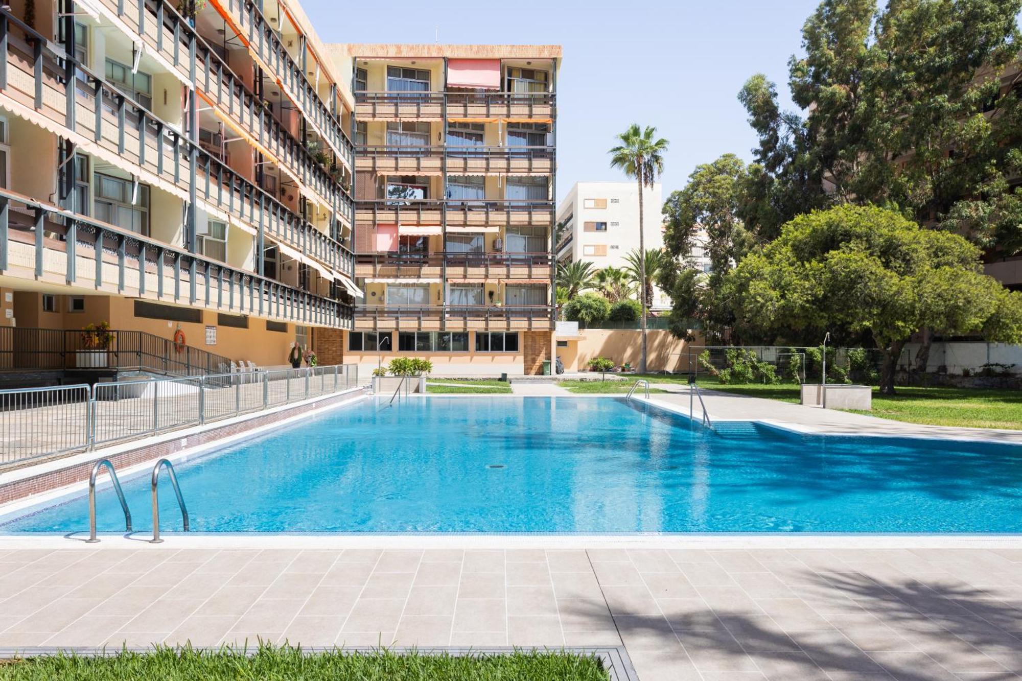 Classbnb - Seafront Apartment At Las Vistas Beach Arona  Exterior foto