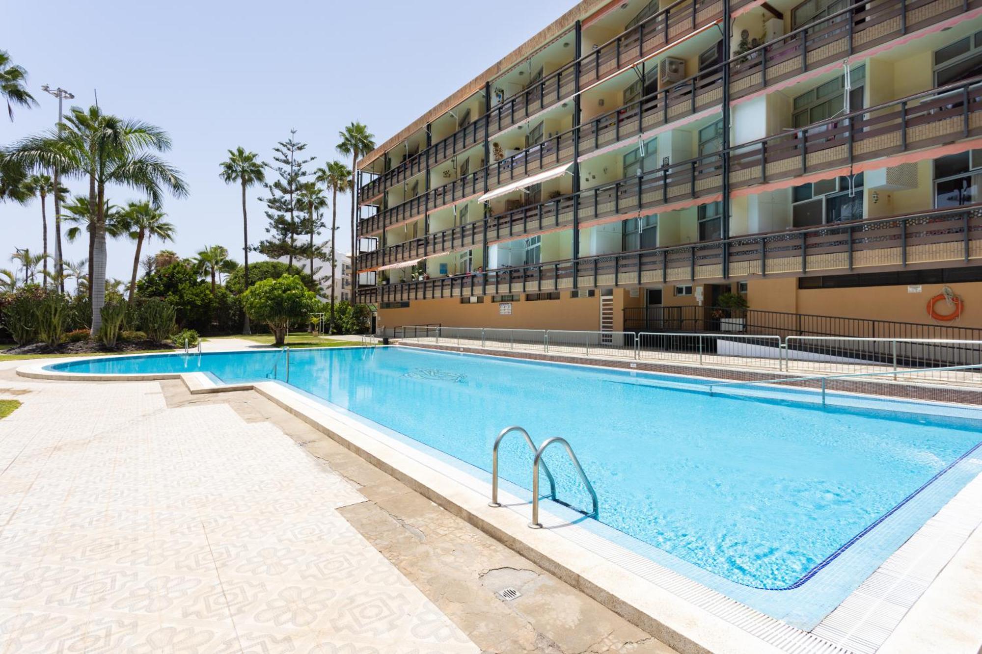 Classbnb - Seafront Apartment At Las Vistas Beach Arona  Exterior foto